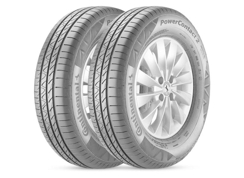 Kit 2 Pneu Continental 175/65r14 82t Power Contact 2