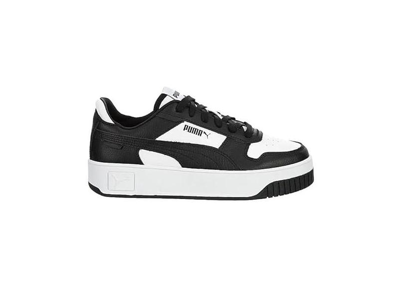 PUMA Carina Street Tenis feminino Puma branco puma preto puma preto 37 com o Melhor Preco e no Zoom