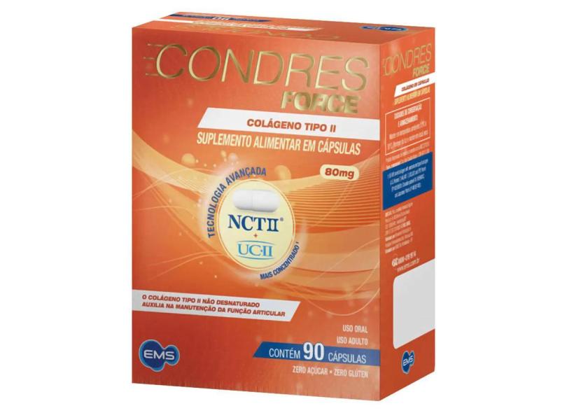 Suplemento Condres Force Colágeno Tipo Ii 90Cps - Ems