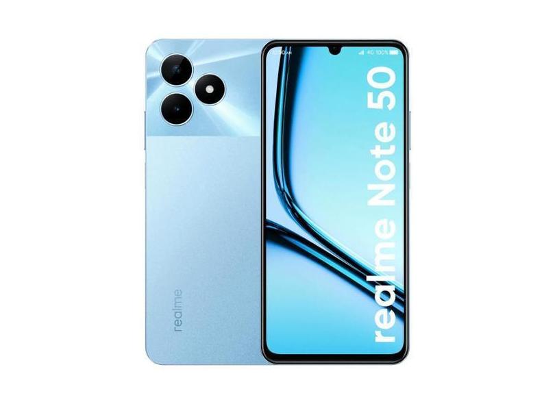 Celular Realme Note 50 128GB / 64GB Cam 13MPX Tela 6.74 Bateria 5000mA