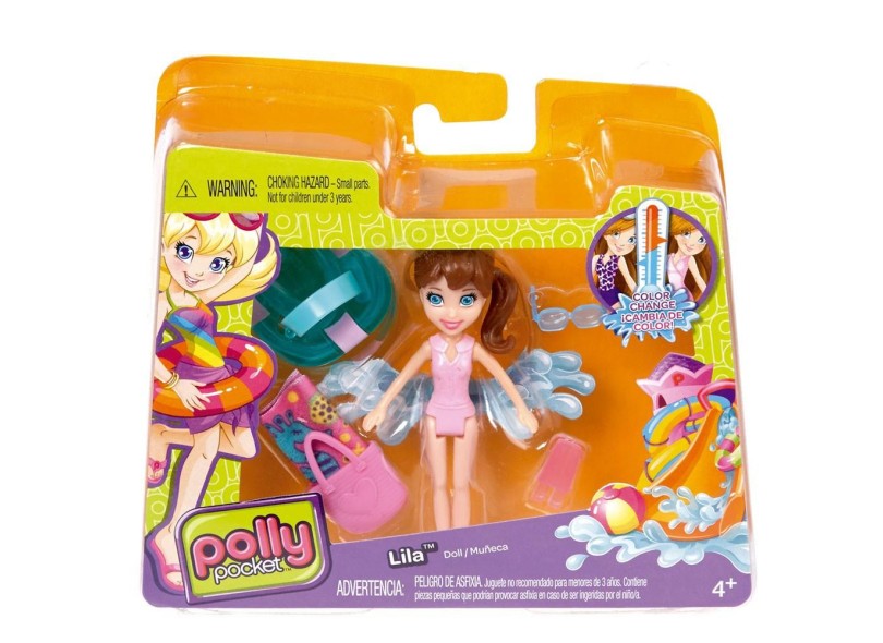 Boneca Polly Amigas no Parque Aquático Mattel