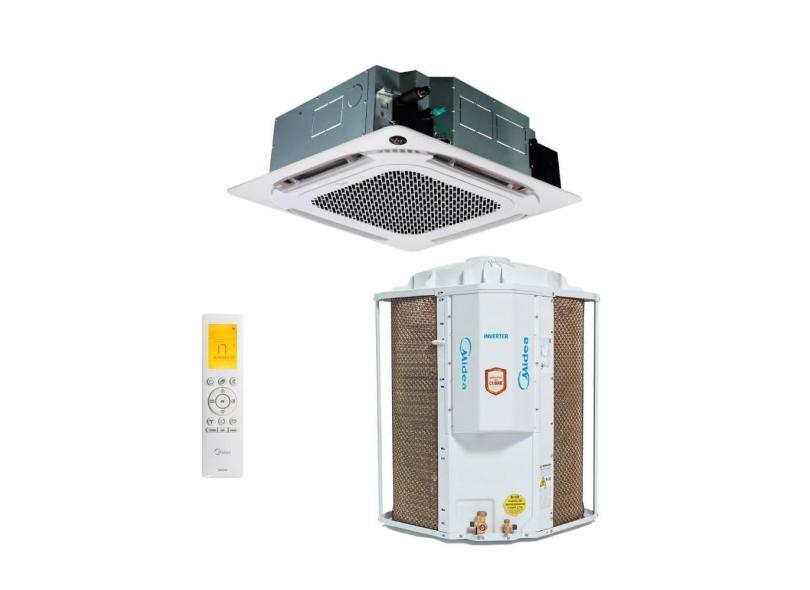 Ar Condicionado Split Cassete Inverter Midea 60000 BTUs Frio 40KVQD60M5 - 220V