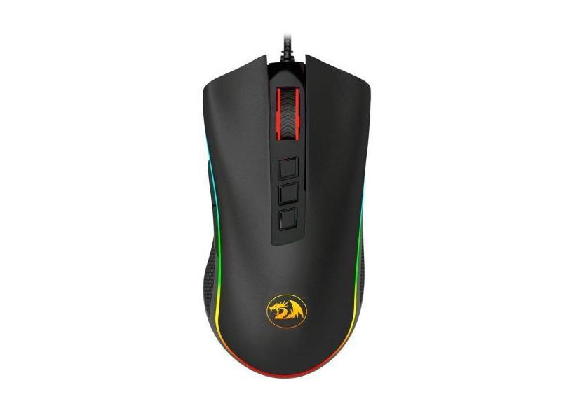 Mouse Gamer Redragon Cobra, Chroma Rgb, 12400Dpi, 7 Botões, Preto - M7