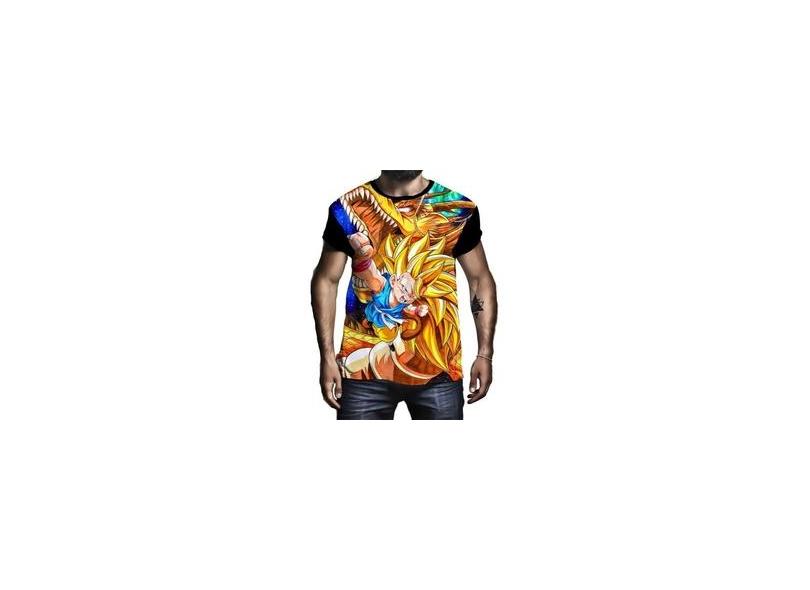 CAMISETA GOKU SUPER SAYAJIN 3