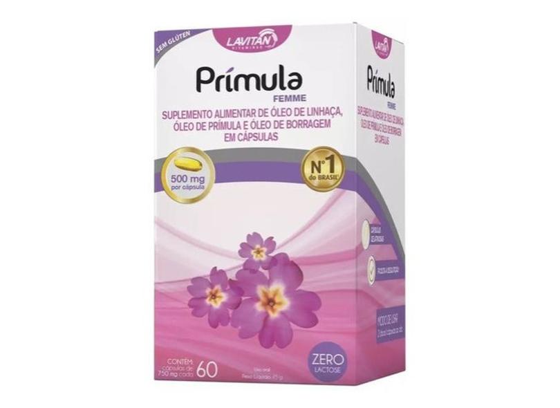 Prímula Femme 60 Capsulas 500mg Por Capsula Cimed com o Melhor Preço é ...