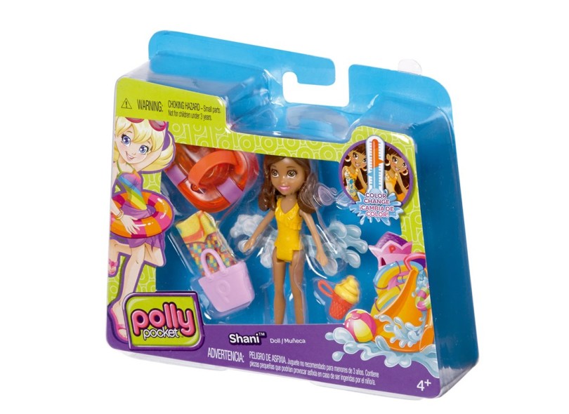 Boneca Polly Amigas no Parque Aquático Shani Mattel