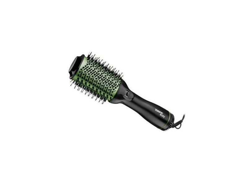 Escova secadora modeladora taiff oval easy green 1200w - 127v, Preto e