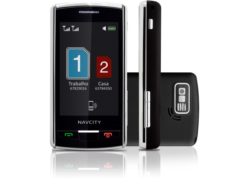 Celular NavCity Dvini II NP-827 Desbloqueado 2 Chips Wi-Fi