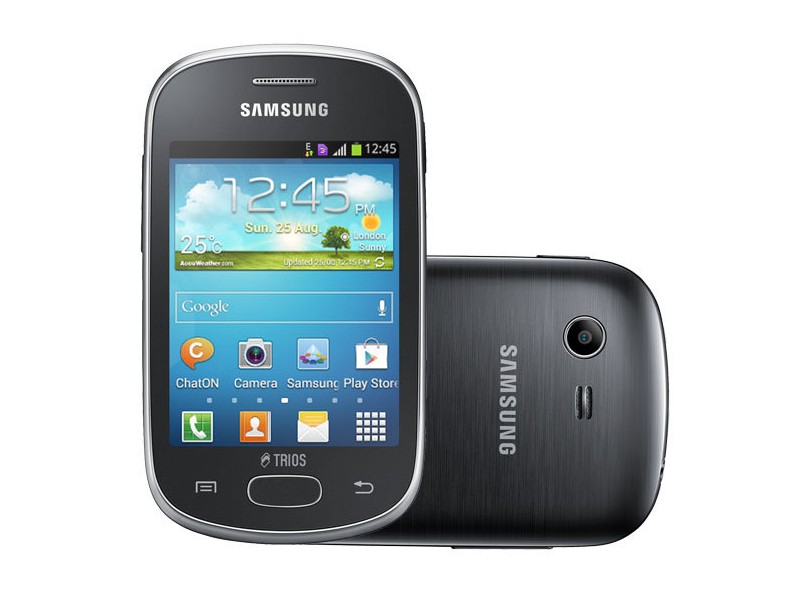 Smartphone Samsung Star Trios GT-S5283B Cãmera Desbloqueado 3 Chips Wi-Fi