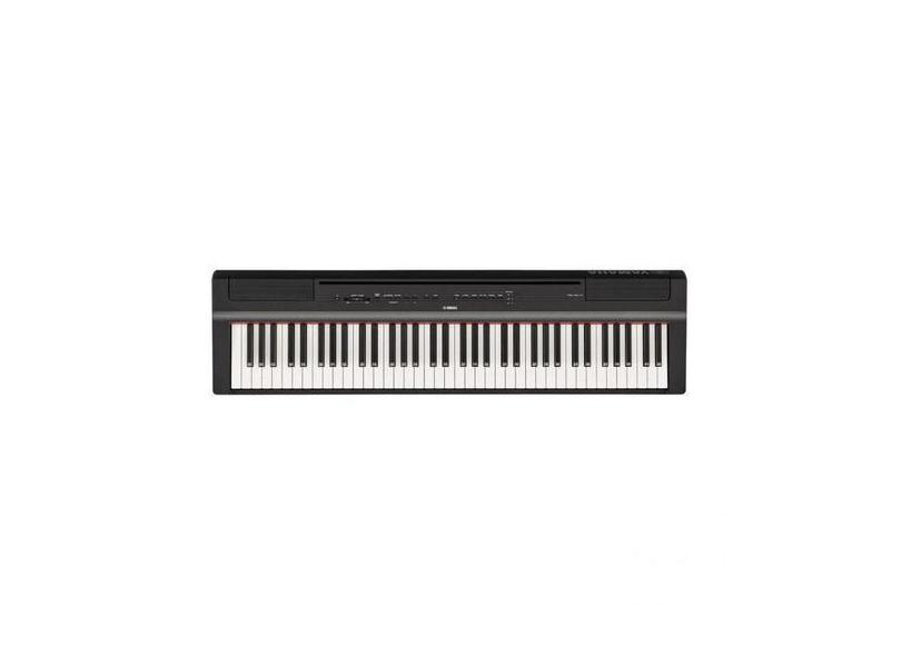 Piano Digital P 121 B Preto 73 Teclas Com Fonte E Pedal Sustain Yamaha