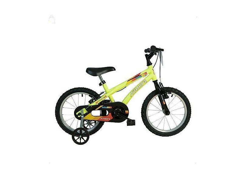 Bicicleta Aro 16 Masculino Athor Baby Boy Amarelo Neon