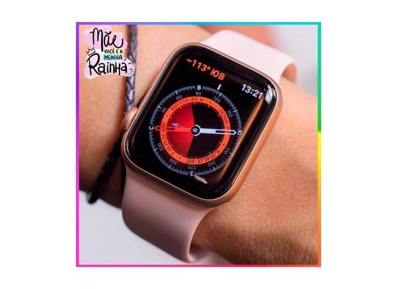 Relógio Inteligente Presente para Mãe Smartwatch Serie 9 Rosa Relogio 