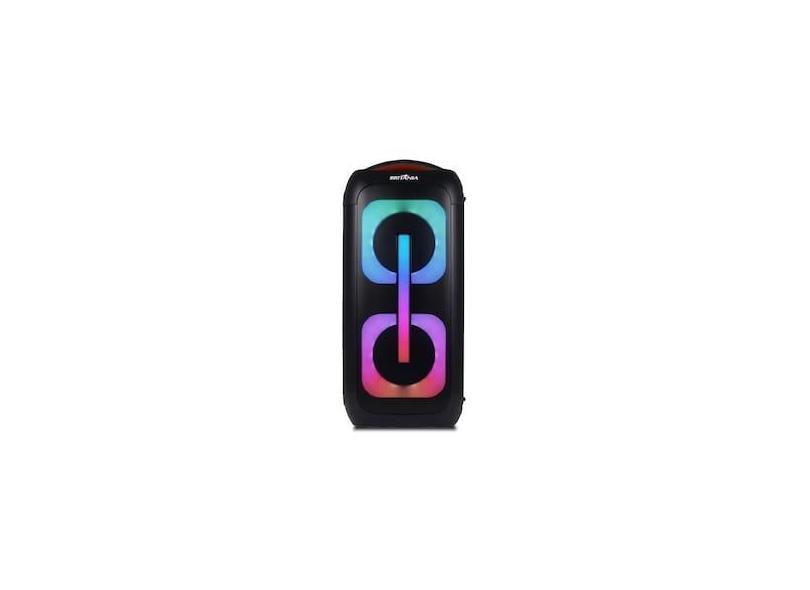 Caixa de Som Britânia BCX6801 com Bluetooth, Iluminação LED, Alça de transporte, Controle Remoto e até 12h de bateria - 650W