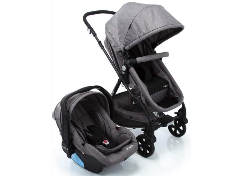 Carrinho de Bebê Travel System com Bebê Conforto Cosco Poppy TS Duo
