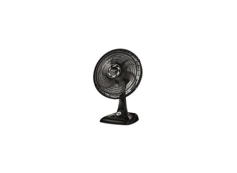 Ventilador De Mesa Mondial Turbo VT-40-B Com 3 Velocidades, 40cm, 6 Pás ...