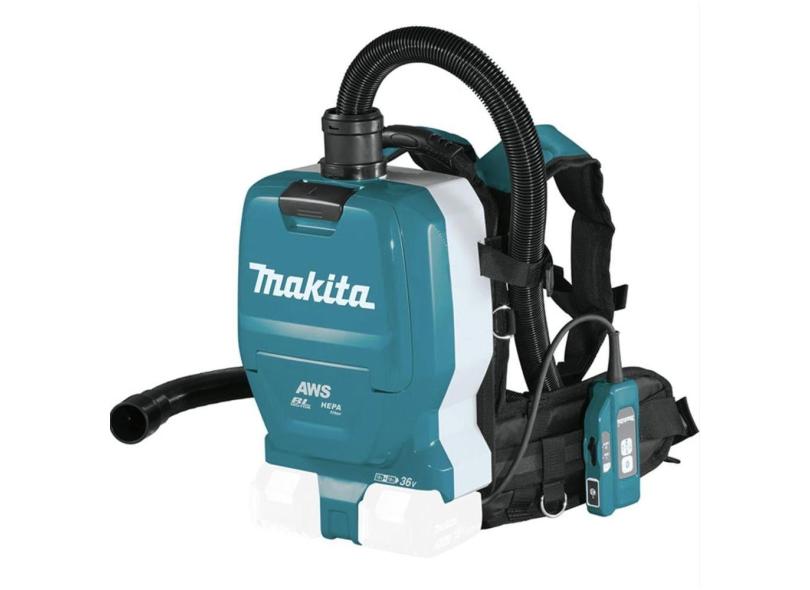 Aspirador de pó costal mochila makita dvc265zx 18v+18v