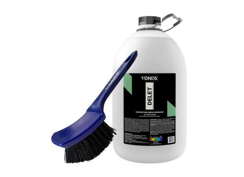 Escova De Pneus Vonixx Limpeza Pneu Tapete Limpador Delet 5l