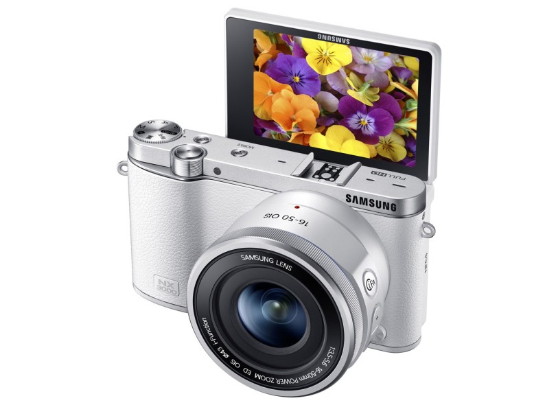 Câmera Digital Samsung Smart Series 20,3 MP Full HD NX3000