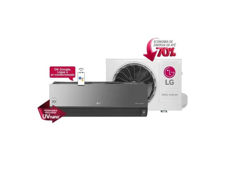 Ar Condicionado Split Hi Wall  Inverter LG 24000 BTU/h Quente e Frio S4NW24K2RXD.EB2GAM1 – 220 Volts