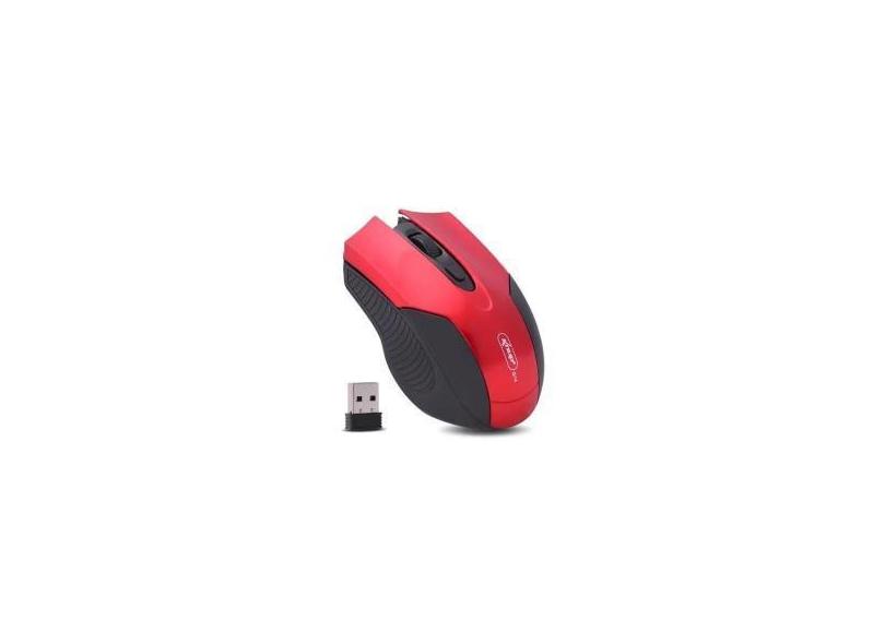 Mouse Sem Fio Azul 5 Botões Dpi Ajustável Alcance 10 Metros - Knup