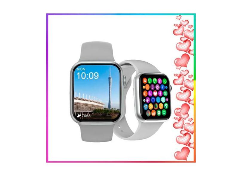 Relógio Smartwatch para Casais Apaixonados X Pro Max Tela Infinita Ser