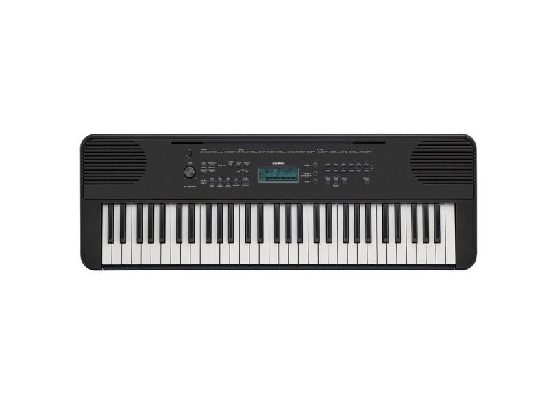 Teclado Arranjador 61 Teclas psr E360 Preto com Fonte Bivolt Yamaha