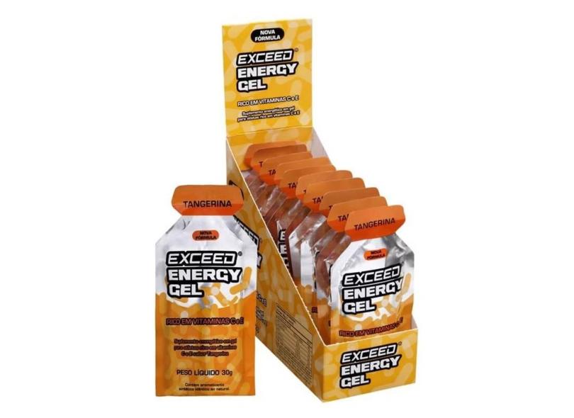 Gel De Carboidrato Exceed Energy Gel Caixa com 10 un - Banana com ...