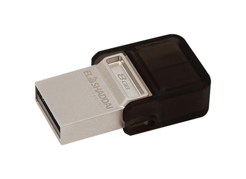 Pen Drive El Shaddai 8 GB USB 2.0 Micro USB OTG Dual Drive