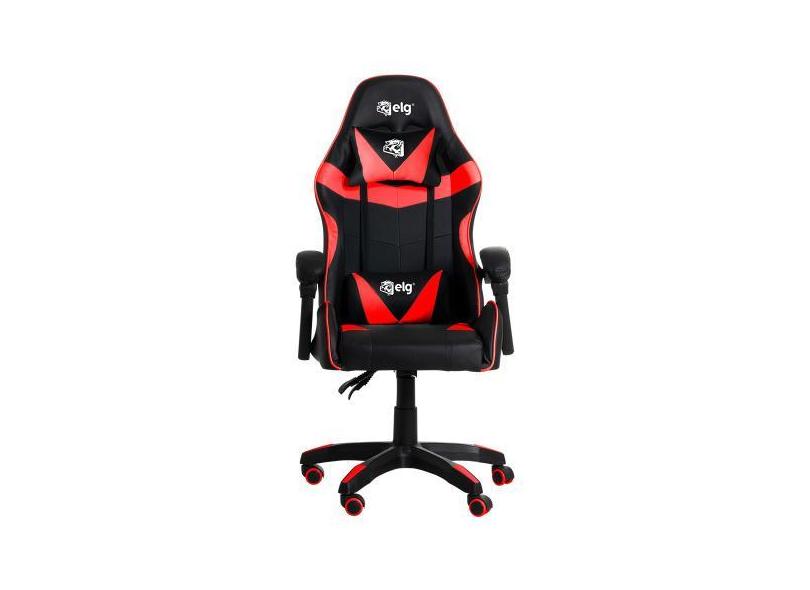 Cadeira Gamer Drakon Preto/Vermelho - ELG