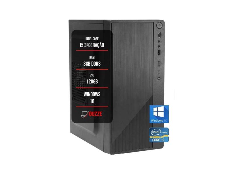 Pc Gamer Facil Cpu Intel I5 Placa Mãe H61 8Gb Ram Ssd 120Gb