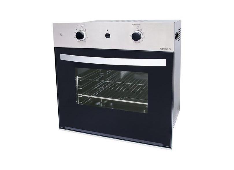 Forno A Gás De Embutir Nardelli Grill 57l Inox 220v G57 G57