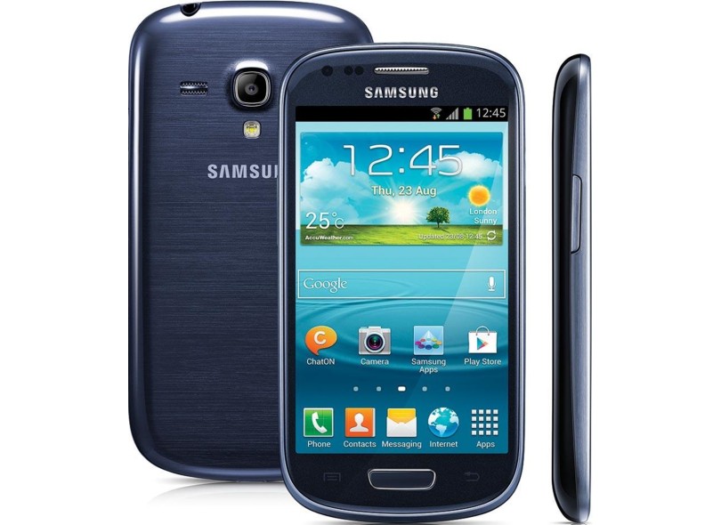 Smartphone Samsung Galaxy S3 Mini VE I8200 Câmera 5,0 MP 8GB Android 4.2 (Jelly Bean Plus) Wi-Fi 3G