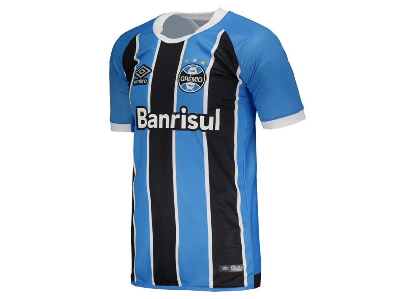 Camisa Torcedor Grêmio I 2017/18 Com Nome e Número Umbro