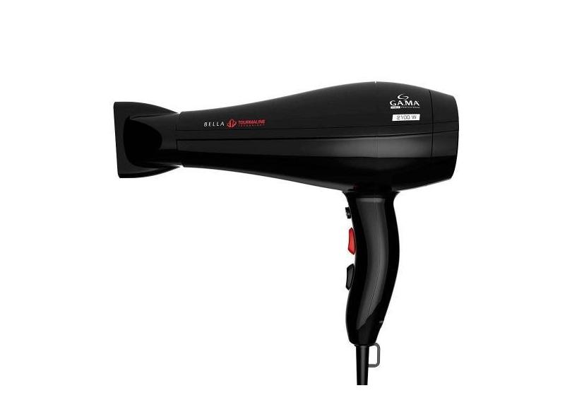 Secador De Cabelo Gama Italy Bella Tourmaline 2100W 127V Preto