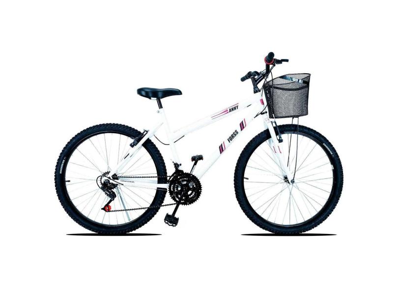Bicicleta Feminina Forss Anny Aro 26 C/cestinha 18 Marchas-Feminino