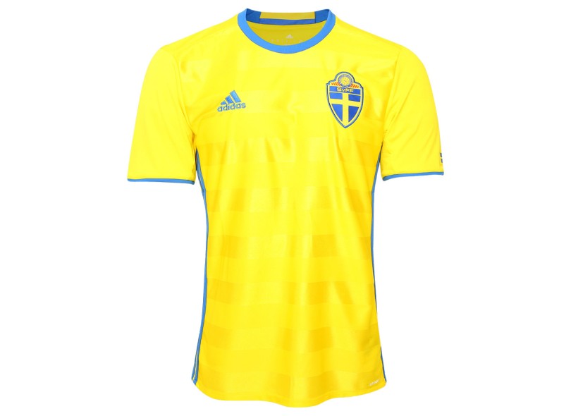 Camisa Torcedor Suécia I 2016 sem Número Adidas