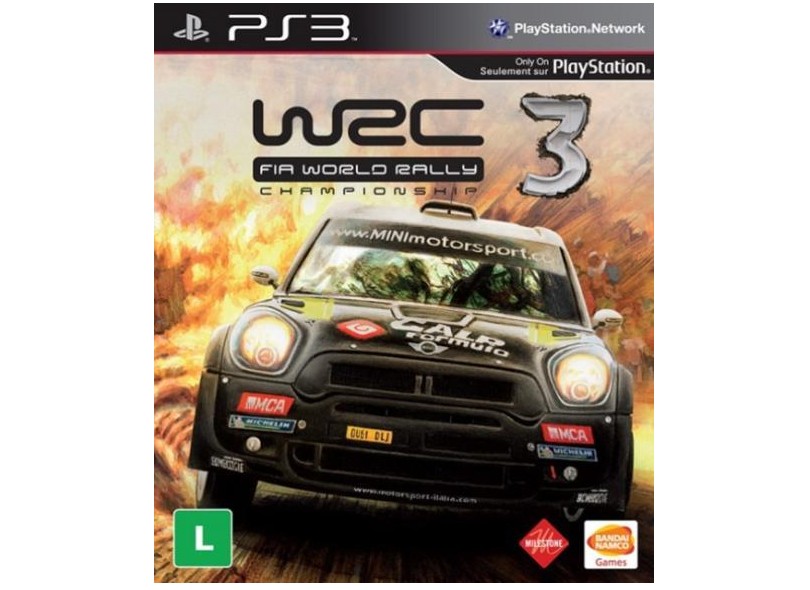 Jogo WRC 3: Fia World Rally Championship PlayStation 3 Bandai Namco