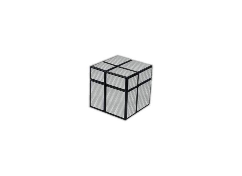 Cubo Mágico Profissional Diferente 2x2x2 Mirror Blocks Prata