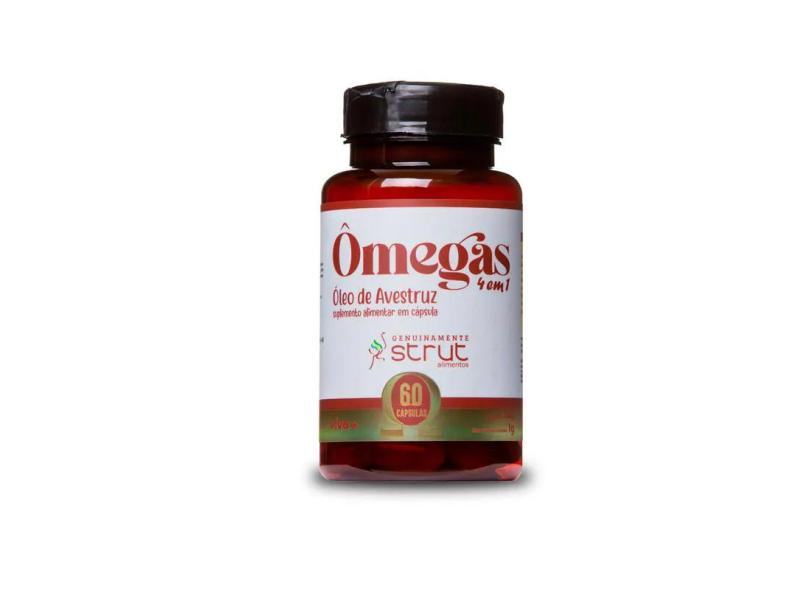 Oleo De Avestruz Strut Original Omega 3 6 7 9 Hf Suplements