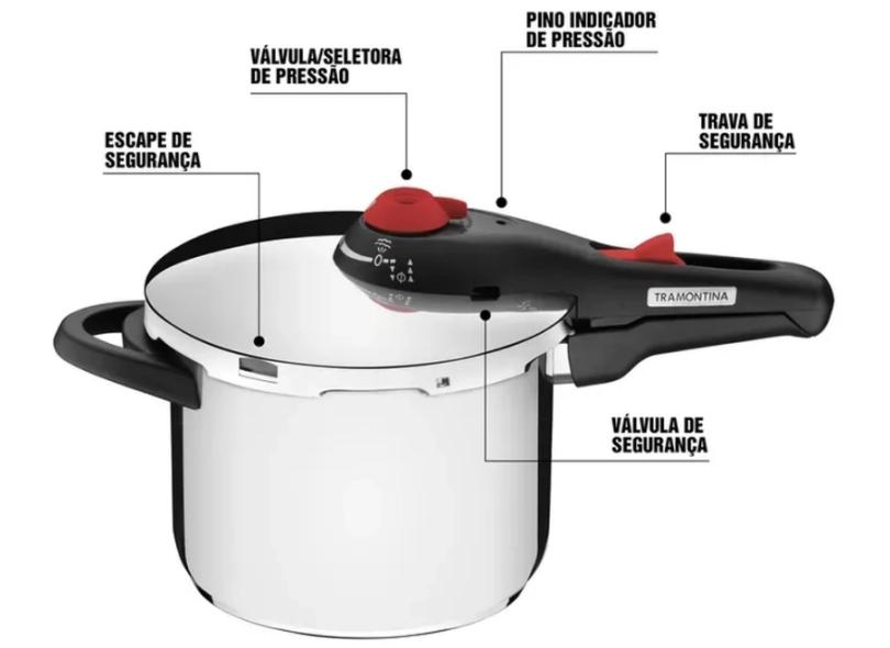 Panela de Pressão Tramontina 4,5 l Solar 62513226