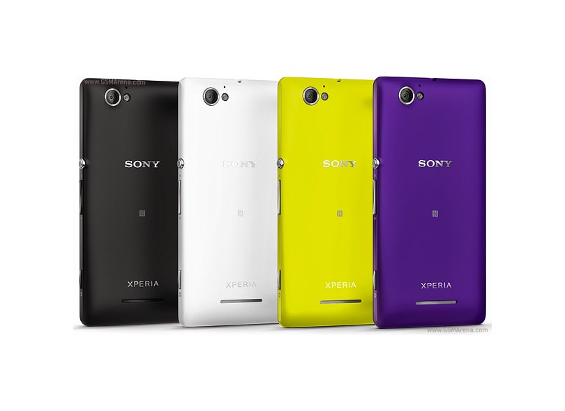 Smartphone Sony Xperia M C1904 Câmera 5.0 Megapixels Desbloqueado 4 GB Android 4.1 (Jelly Bean) 3G Wi-Fi