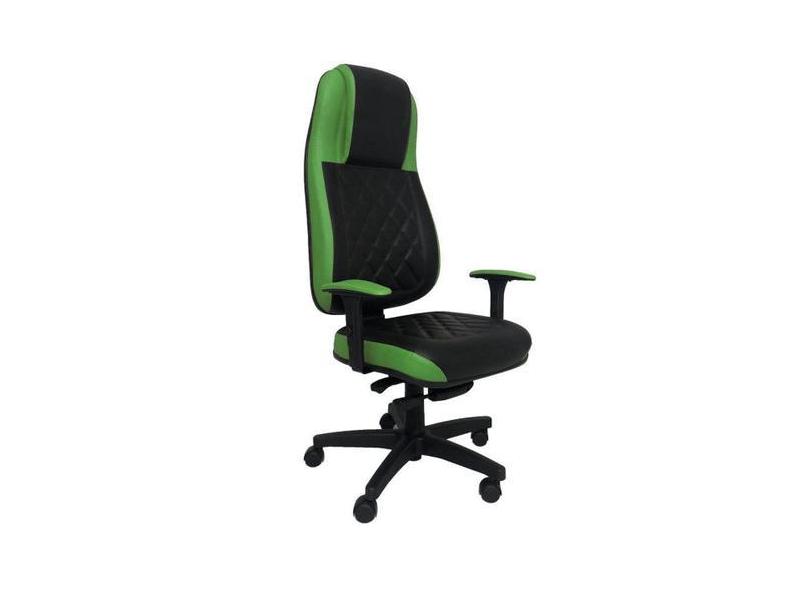 Cadeira Gamer Para Escritório Linha Gamer Cagliari Verde - Design Offi