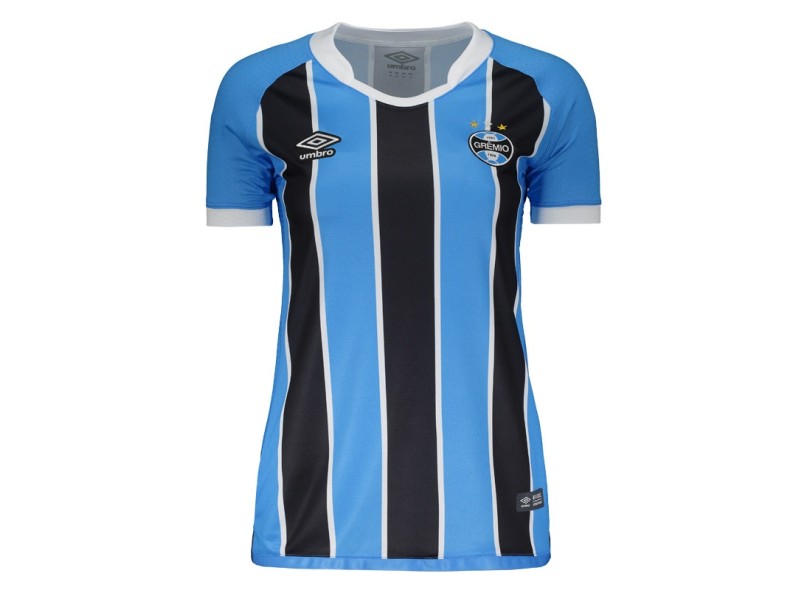 Camisa Torcedor feminina Grêmio I 2017 sem Número Umbro