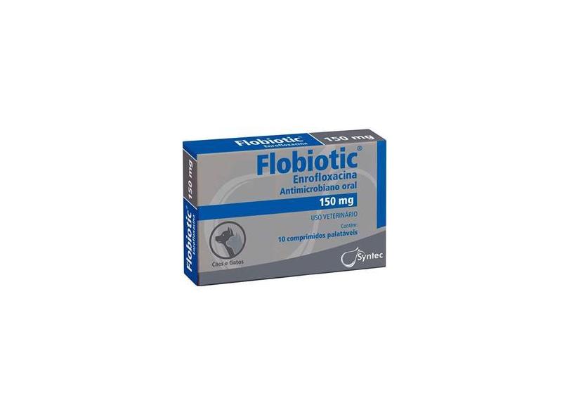 Antimicrobiano Oral Syntec Flobiotic Comprimidos para Cães e Gatos ...