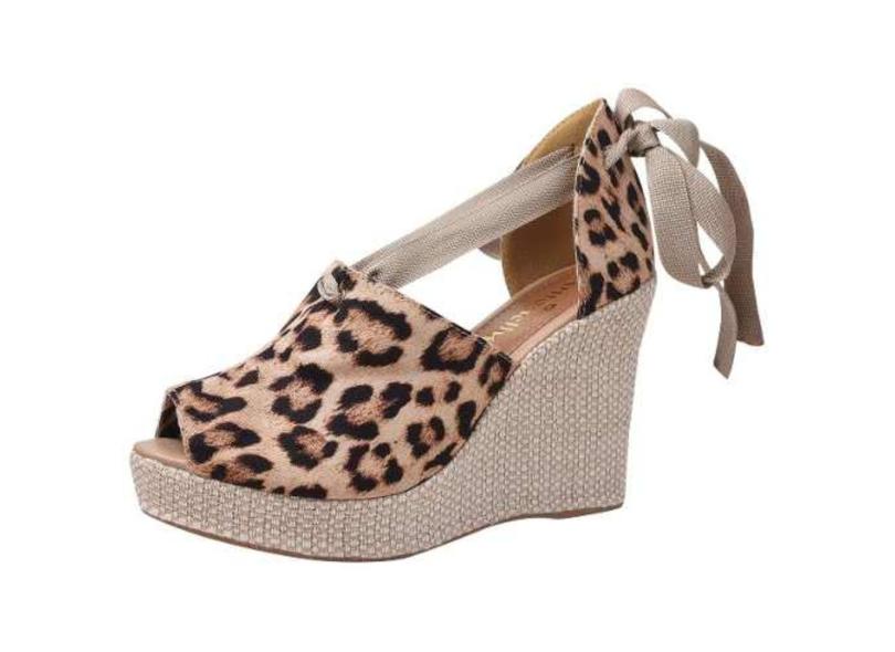 Sandália Anabela Fita ou Fivela Azul Candy - Tamanhos: 30 - 31 - 32 -  Ftérna - Sapatos Numeração Especial - 30, 31, 32, 33, 41, 42 e 43