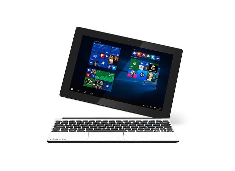 Notebook Conversível Positivo Duo Intel Atom Z3735F 2 GB de RAM HD 32 GB LED 10.1 " Touchscreen Windows 10 ZX3060