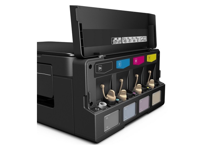 Multifuncional Epson Ecotank L495 Tanque de Tinta Colorida Sem Fio