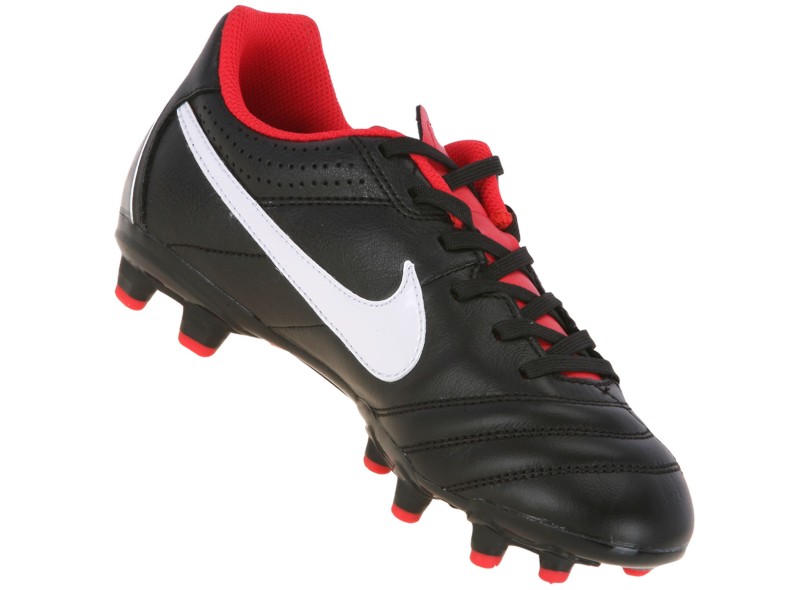 Chuteira Campo Nike Tiempo Natural IV Leather Infantil