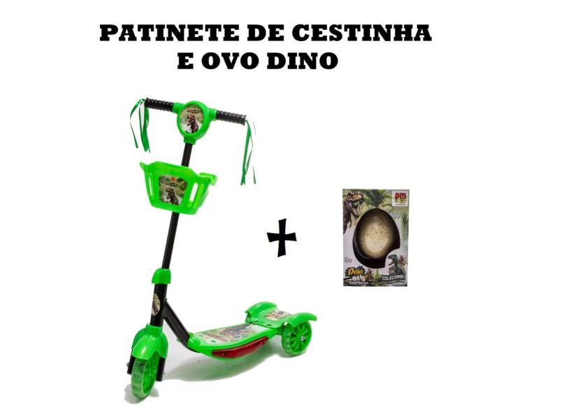 Patinete De Dinossauro 3 Rodinhas Estável Mais Ovinho