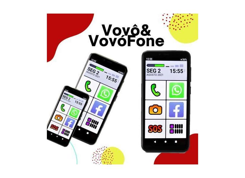 Celular Vovo&Vovofone 16Gb Faz Chamadas De Video - Positivo